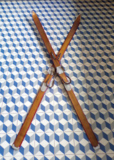 Ancien ski bois d'occasion  Champigneulles