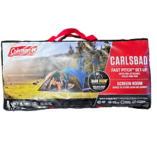 Aberto (não usado) Coleman Carlsbad 8 pessoas configuração de passo rápido sala de tela - Azul comprar usado  Enviando para Brazil