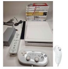 Sistema de console de videogame Nintendo Wii branco RVL001 Mario + controle de 10 jogos, usado comprar usado  Enviando para Brazil