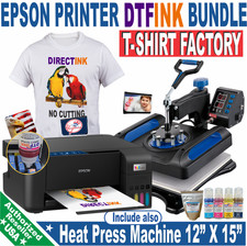 Impressora Epson com tinta DTF mais prensa térmica 12"x15" pacote fabricante de camisetas A+ comprar usado Impressora Epson com tinta DTF mais prensa térmica 12"x15" pacote fabricante de camisetas A+ comprar usado  Enviando para Brazil