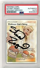 PSA assinado Stuart Zagnit Professor Oak's Setup 233/236 Sm-Cosmic Eclipse Holo comprar usado  Enviando para Brazil