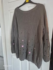 Rainbow heart jumper for sale  BIRMINGHAM