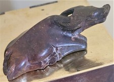 Carved soapstone recumbent for sale  WELSHPOOL