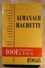 Almanach hachette 1968 d'occasion  Vire