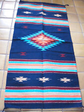 Tapete tecido acrílico brilhante SOUTHWESTERN Santa Fe Fiesta Design 32 x 64"'' tecido à mão comprar usado  Enviando para Brazil