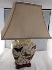 Cream ceramic lamp for sale  TETBURY