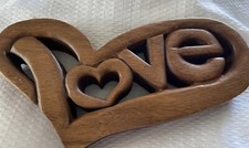 Wood sculpture shelf for sale  Patrick