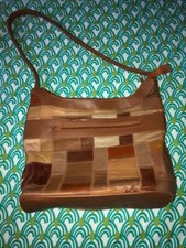 Sac patchwork cuir d'occasion  Ressons-sur-Matz
