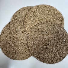 Round woven seagrass for sale  YORK