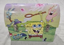 Lancheiras infantis Bob Esponja calça quadrada Patrick de 2003 alça faltando, usado comprar usado  Enviando para Brazil