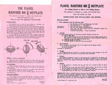Flavel radford hotplate for sale  BELPER