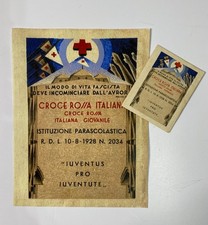 Tessera croce rossa usato  Torrita Tiberina
