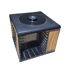VTG Cassette Tape Storage Rack Carousel Holder Holds 20 Boxed/32 Loose Cassettes comprar usado  Enviando para Brazil
