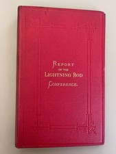 1882 Report Of The Lighting Rod Conference Hardcover 1st. Edition -Free Shipping comprar usado  Enviando para Brazil