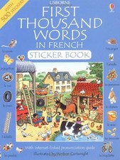 Usado, FIRST THOUSAND WORDS IN FRENCH STICKER BOOK (PICTURE WORD By Heather Amery VG comprar usado  Enviando para Brazil