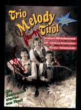 Trio Melody Tirol Autogrammkarte Original Signiert ## BC 203217 comprar usado  Enviando para Brazil