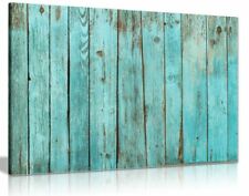 Teal rustic wooden for sale  LONDON