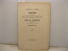 Camussi emilio battipali usato  Italia