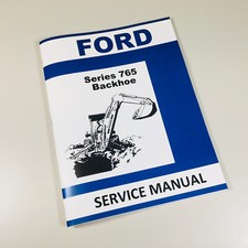 Manual de serviço de retroescavadeira Ford 765 19-809 19-810 19-811 19-812 19-813 19-814, usado comprar usado  Enviando para Brazil
