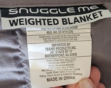 Snuggleme weighted blanket for sale  Palm Bay