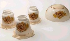 Vintage floral glass for sale  Jefferson