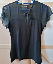 Pussy Deluxe Shirt Top T-Shirt Bluse Gr. XS Schwarz Tüll comprar usado  Enviando para Brazil