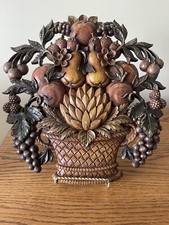 placa de cesta de frutas, vintage, plástico, usado comprar usado  Enviando para Brazil