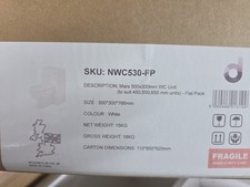 Back wall toilet for sale  MITCHAM