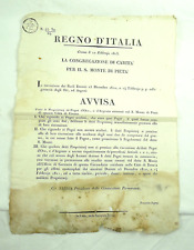 Antico documento napoleone usato  Cremona