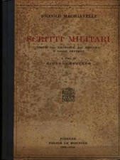 Scritti militari libri usato  Italia