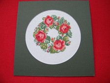 Kreuzstich stickbild blumen gebraucht kaufen  Flintbek