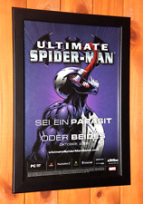 Ultimate Spider-Man PS2 Xbox NDS GameCube pôster promocional pequeno/página de anúncio emoldurada. comprar usado  Enviando para Brazil