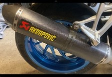 Akrapovic carbon fibre for sale  FARNHAM