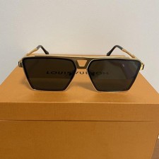 ÓCULOS DE SOL USADO [BOM ESTADO] LOUIS VUITTON EVIDÊNCIA METAL QUADRADO M-B966 comprar usado  Enviando para Brazil