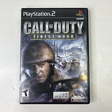 Call of Duty Finest Hour PS2 Sony PlayStation 2 Black Label - Completo na caixa comprar usado  Enviando para Brazil
