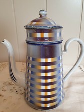 Antique enameled coffee d'occasion  Expédié en Belgium