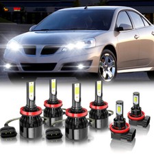 Fit Pontiac G6 2005-2007 6X 6000K farol de LED alto baixo + combo de lâmpadas de neblina comprar usado Fit Pontiac G6 2005-2007 6X 6000K farol de LED alto baixo + combo de lâmpadas de neblina comprar usado  Enviando para Brazil