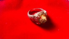 Anel de cabo de quartzo Andrea Candela 925 e 18k diamante e limão. Lindo!!!, usado comprar usado  Enviando para Brazil