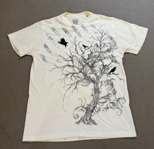 Camiseta Pulôver Masculina Social Unrest Crows Adulto Grande Branca Manga Curta comprar usado  Enviando para Brazil