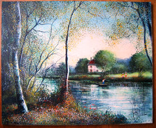 Paysage animée belle d'occasion Paysage animée belle d'occasion  Ermont