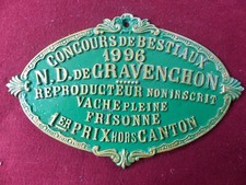 Plaque concours agricole d'occasion  Saint-Romain-de-Colbosc