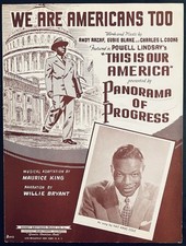 Black political sheet for sale  New York
