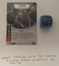 Star Wars Destiny - Palpatine Galactic Emperor #11 - Lendário com Die comprar usado Star Wars Destiny - Palpatine Galactic Emperor #11 - Lendário com Die comprar usado  Enviando para Brazil