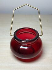 Hanging red glass for sale  WATFORD