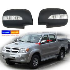 Capas de espelho lateral pretas foscas com acabamento de luz LED para Toyota Hilux Vigo 08-14 comprar usado  Enviando para Brazil