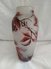 Vase verre gravé d'occasion  Pézenas