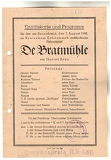 Dokument programm eintrittskar gebraucht kaufen  Neugersdorf