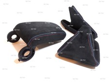 BMW 3 SERIES E46 M3 E46 ALCANTARA APOIO DE BRAÇO MANUAL ENGRENAGEM GAITER CONJUNTO DE CAPA DE FREIO DE MÃO comprar usado  Enviando para Brazil