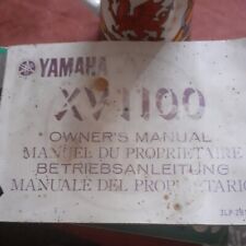 Yamaha xv1100 manual for sale  LAMPETER