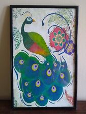 Peacock framed wall for sale  Fairburn